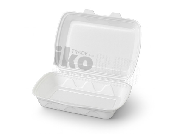 Stiroporna catering posudica, 235x148x67mm, 280/1, HP3TT