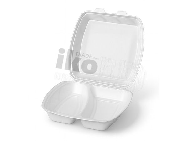 Stiroporna catering posudica, 247x198x75mm, 250/1, HP4/2