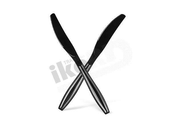 PVC nož, 180mm, 4000/1, crni, RIA