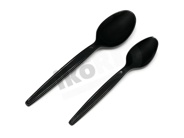 PVC žlica, 180mm, 4000/1, crna, RIA